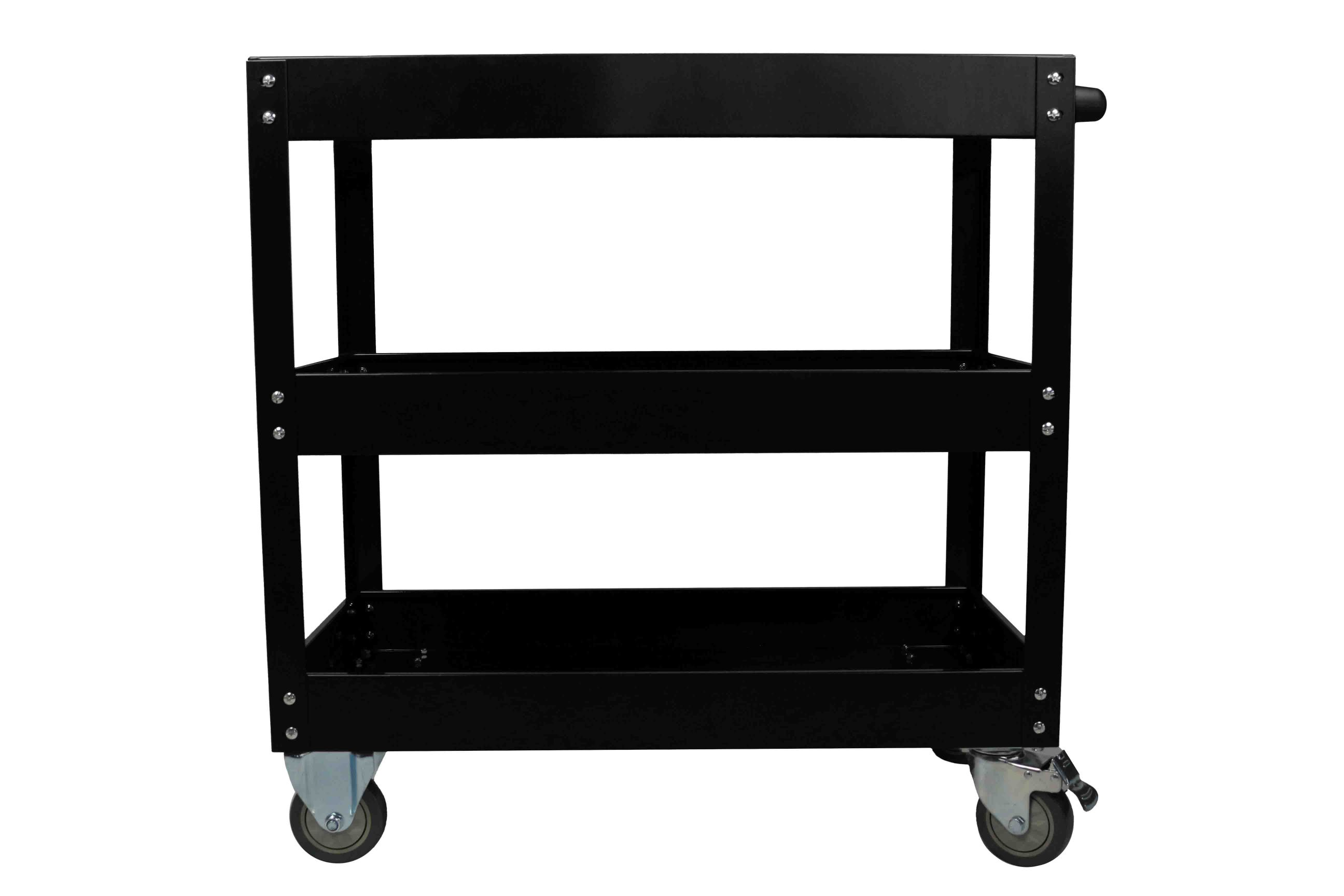New ESSupplier Bigger & Wider Tool Trolley Cart Storage  Black