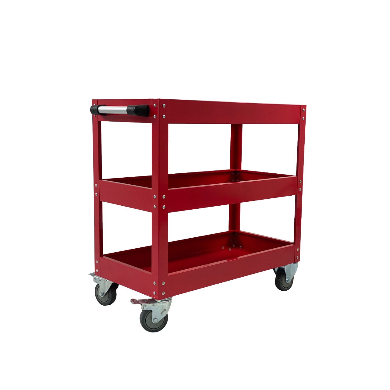 New ESSupplier Bigger & Wider Tool Trolley Cart Storage  Red